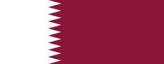 Bandeira Qatar